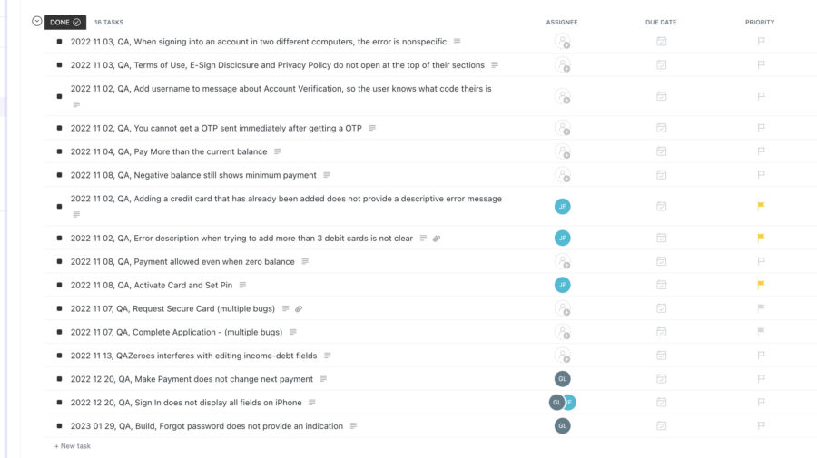 Sample test case errors